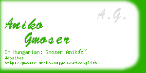 aniko gmoser business card